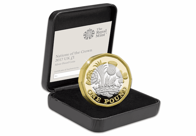 Nations of the Crown 1 Pound Silver Proof Box