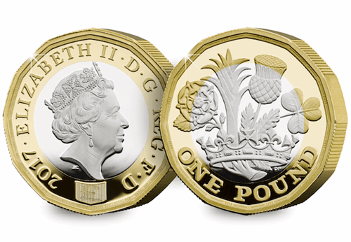 Nations of the Crown 1 Pound Silver Proof Obverse Reverse