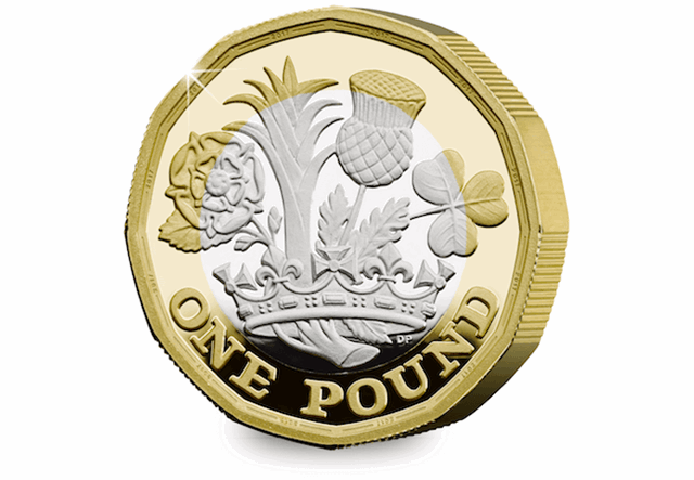 Nations of the Crown 1 Pound Silver Proof Reverse