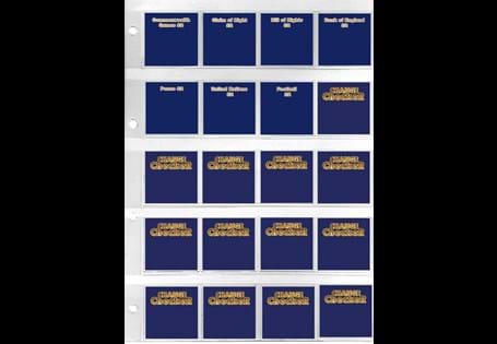 1 x Additional Change Checker PVC page for all nickel-brasss £2 coins minted prior to 1997. Includes ID cards for all 7 designs and 13 x blank Change Checker ID Cards