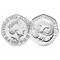 2016 UK Mrs Twiggy Winkle Certified BU 50p (No Logo)