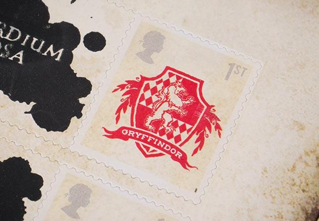 Harry Potter Heat Sensitive Stamps Gryffindor