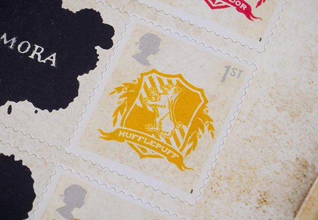 Harry Potter Heat Sensitive Stamps Hufflepuff