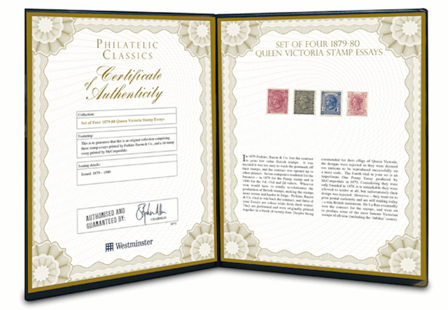 Victorian Essay Stamps Folder