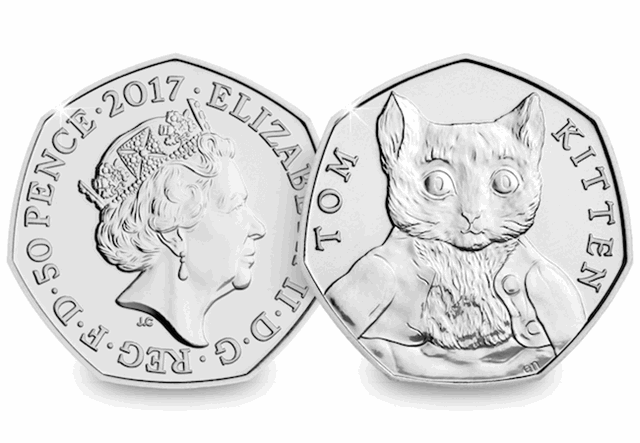 Beatrix Potter 2017 50p set Tom