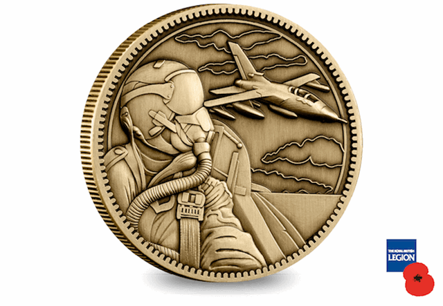 2018 Live On Commemorative Medals Modern Raf Reverse