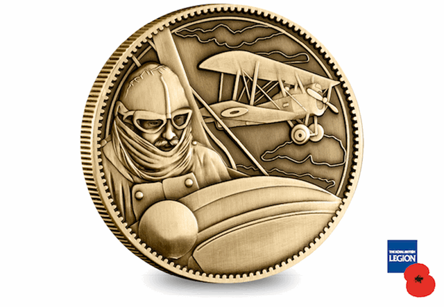 2018 Live On Commemorative Medals Wwi Raf Reverse