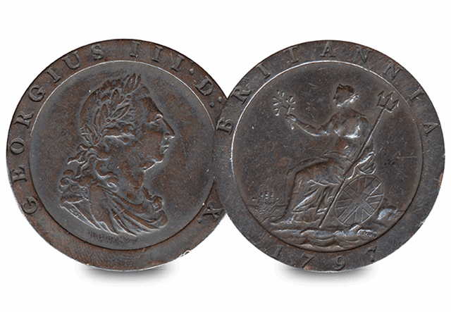 George Iii Cartwheel Penny Obverse And Reverse