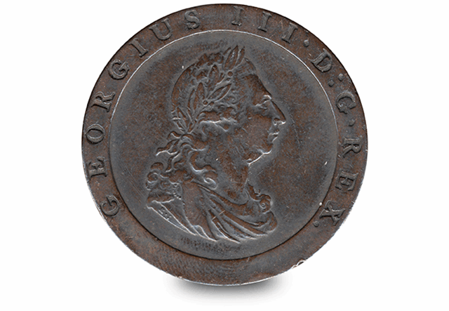 George Iii Cartwheel Penny Obverse