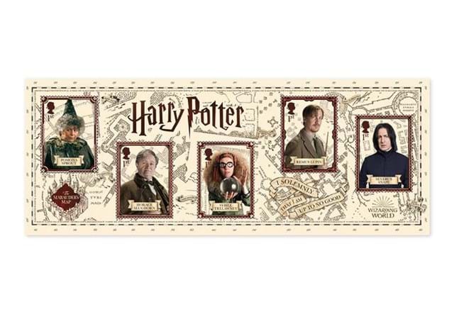 2018 Harry Potter Stamp Collection A4 Framed Product Minisheet