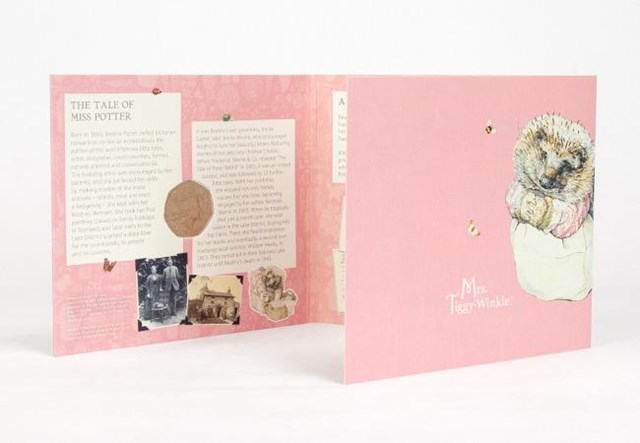 Uk 2016 Beatrix Potter Cuni Bu 50P Coins In Royal Mint Packs Mrs Tiggywi 5