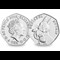 Uk 2016 Beatrix Potter Cuni Bu 50P Coins In Royal Mint Packs Squirrel Nu 2