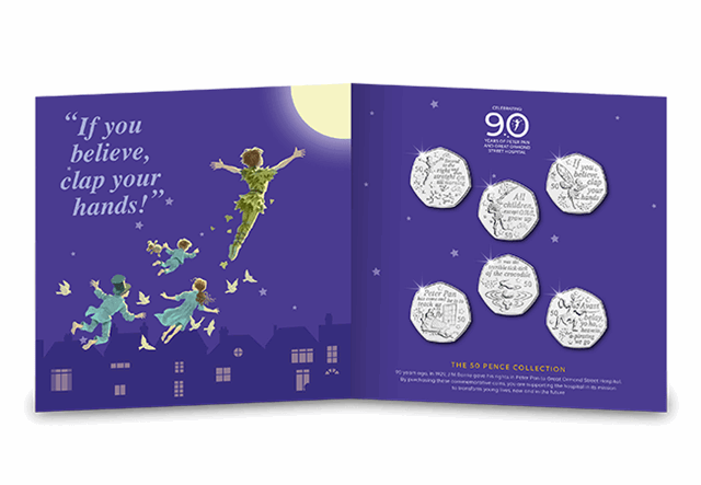 2019 Official Peter Pan 50p Set Pack Inside