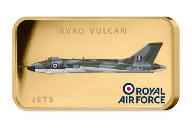 Avro Vulcan Gold-Plated Ingot front.png