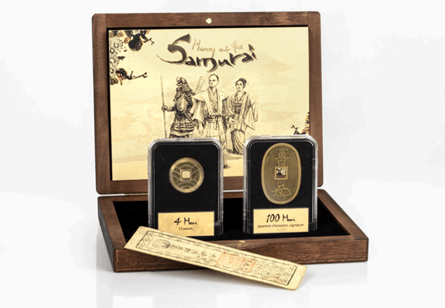 Samurai-4-mon-100-mon-and-bank-note-Packaging.png