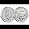 Change Checker 2020 Iguanodon BU 50p Obverse and Reverse