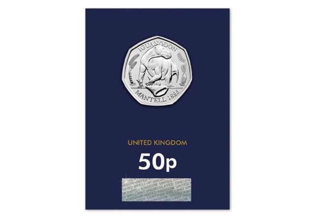2020 Iguanodon BU 50p Reverse in Changer Checker packaging