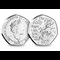 The 2020 Official Peter Pan 50p Coin Set The Jolly Roger Obverse and Reverse