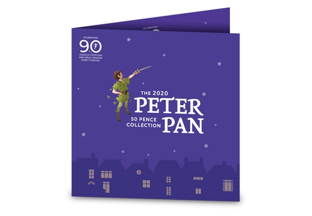 The 2020 Official Peter Pan 50p Coin Set front of pack