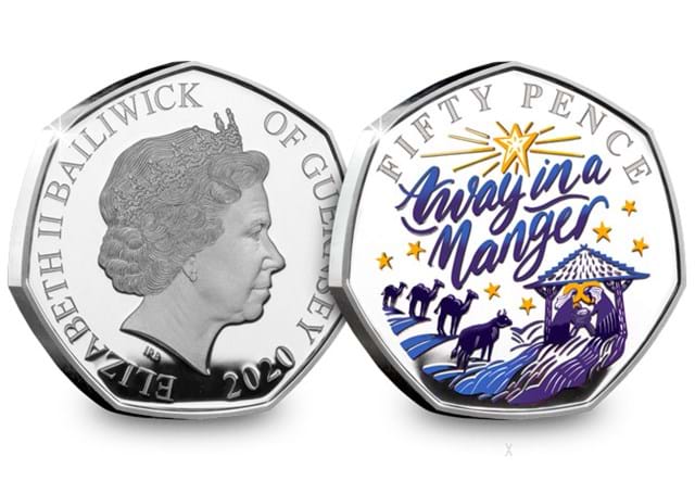 LS-Guernsey-2020-Christmas-Carol-Silver-colour-50p-away-in-a-manger-Both-sides.jpg