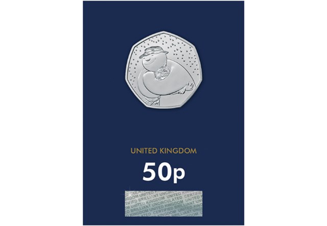 The Snowman CERTIFIED BU 50p Reverse in Change Checker Packaging