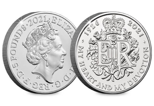 UK 2021 Annual Coin Set BU Pack The Queen’s 95th Birthday £5 both sides
