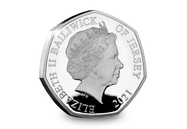 2021 RBL Centenary Silver 50p obverse