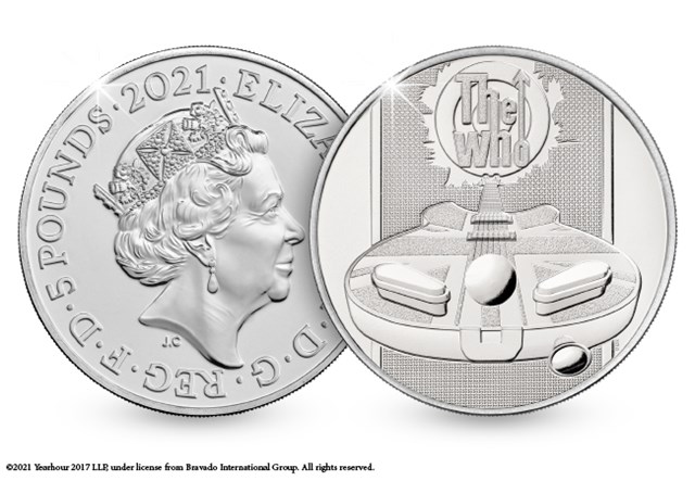 2021 UK Music Legends The Who CERTIFIED BU £5 both sides