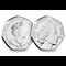 QEII 95th Birthday BU 50p Set 1950 Obverse and Reverse