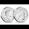 QEII 95th Birthday BU 50p Set 1970 Obverse and Reverse