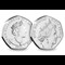 QEII 95th Birthday BU 50p Set 2000 Obverse and Reverse