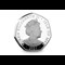 QEII 95th Birthday Silver Proof 50p Obverse