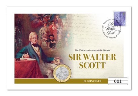 The 250th Birthday of Sir Walter Scott BU £2 Cover