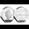 UK 2021 Charles Babbage Silver Proof Piedfort 50p Coin Obverse and Reverse