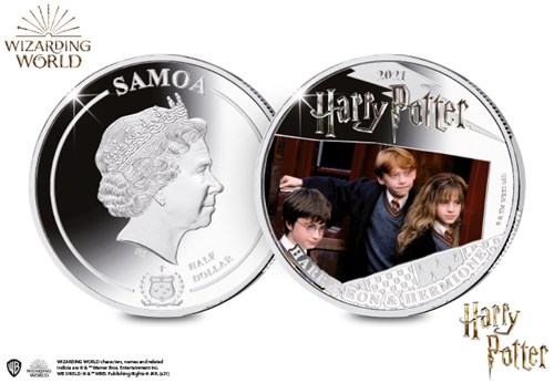 Harry Potter Movie Scene - Philosopher's Stone Obverse and Reverse