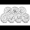 The Insects Uncirculated 10p Set Obverse and All Reverses