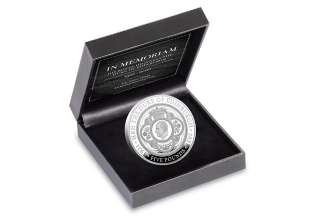 The Prince Philip In Memoriam Proof £5 in Box