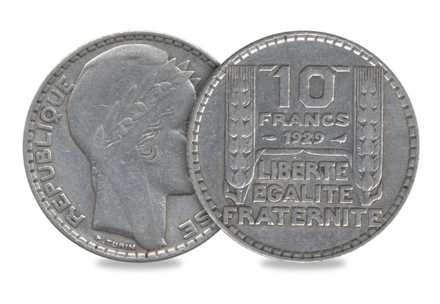 WWII Silver Collection France Obverse and Reverse