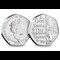 God Save Our Gracious Queen 50p Obverse and Reverse