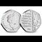 Long to Reign Over Us God Save The Queen 50p Obverse and Reverse