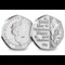 Send Her Victorious Happy and Glorious 50p Obverse and Reverse