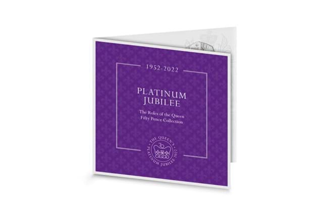 The Roles of the Queen Fifty Pence Collection Pack Front