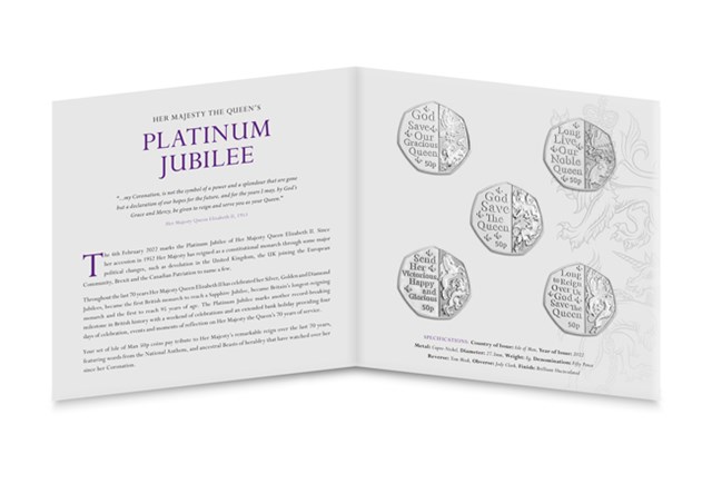 IOM National Anthem 50p Set Pack inside