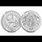 UK 2022 Platinum Jubilee Brilliant Uncirculated £5 coin Obverse and Reverse