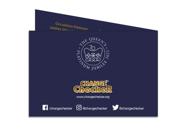 Platinum Jubilee 50P Collecting Pack Back