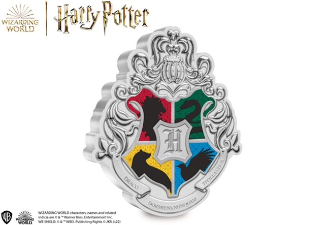 The Hogwarts Crest 1oz Silver Coin Reverse