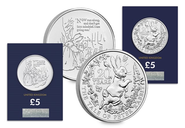 2021 & 2022 Peter Rabbit BU £5 Pair