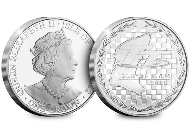 AT Change Checker Isle Of Man TT 2022 Crown obverse/reverse without BU logo