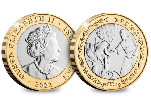 AT Isle Of Man TT Coin 1 OBV/REV