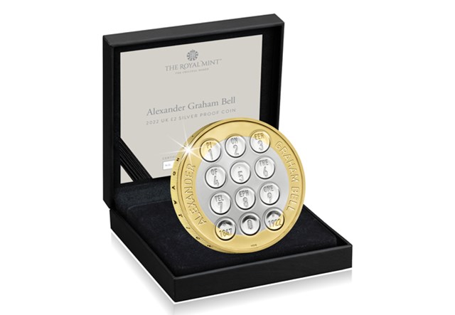 UK 2022 Alexander Graham Bell Silver £2 In Display Box